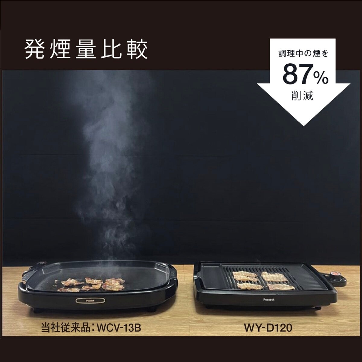 ピーコック 電気焼肉器 WY-D120B | Costco Japan