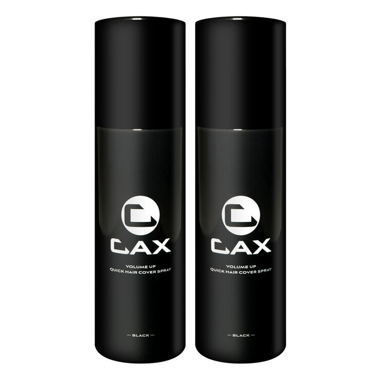 cax カックスボリュームアップヘアスプレー ブラック 50g 2本 - カラー 