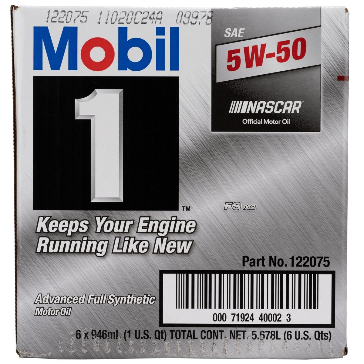 SALE／82%OFF】 モービル1 Mobil1 エンジンオイル SN FS X2 5W-50 5W50