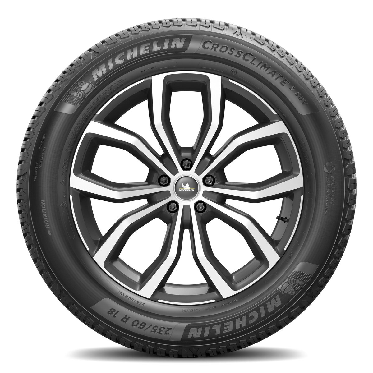 Michelin 225/55 R19 99V TL CROSSCLIMATE 2 SUV MI | Costco...