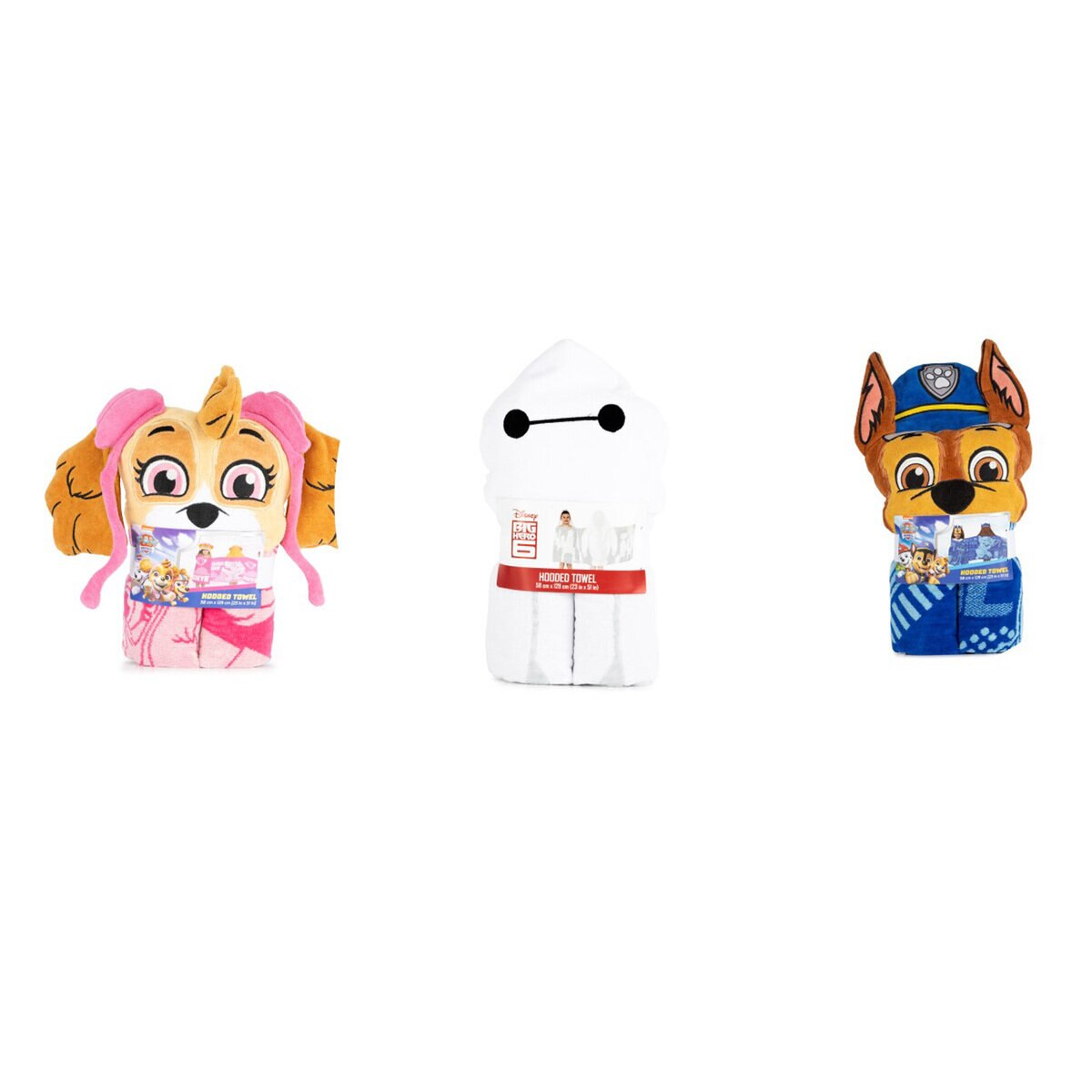 キャラクター フード付き タオル 約58cm x 約129cm キャラクター フード付き タオル 約58cm x 約129cm