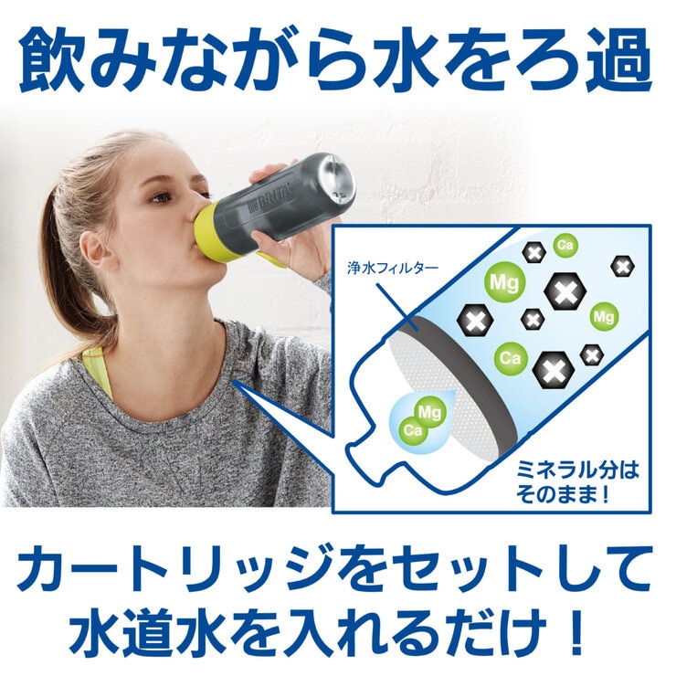 ブリタ ボトル型浄水器 フィル&ゴー アクティブ ディスク2枚入り ブリタ ボトル型浄水器 フィル&ゴー アクティブ ディスク2枚入り