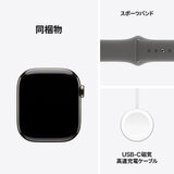 Apple Watch Series 10（GPS + Cellularモデル）- 42mm ナチュラルチタニウムケース + スポーツバンド