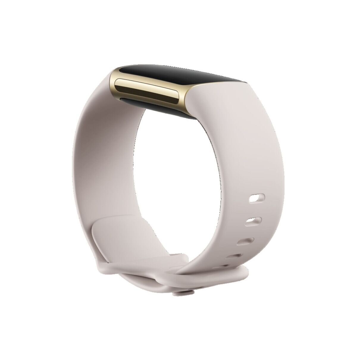 Fitbit CHARGE5 LUNA WHITE(箱、充電器付) 大人女性の - 時計