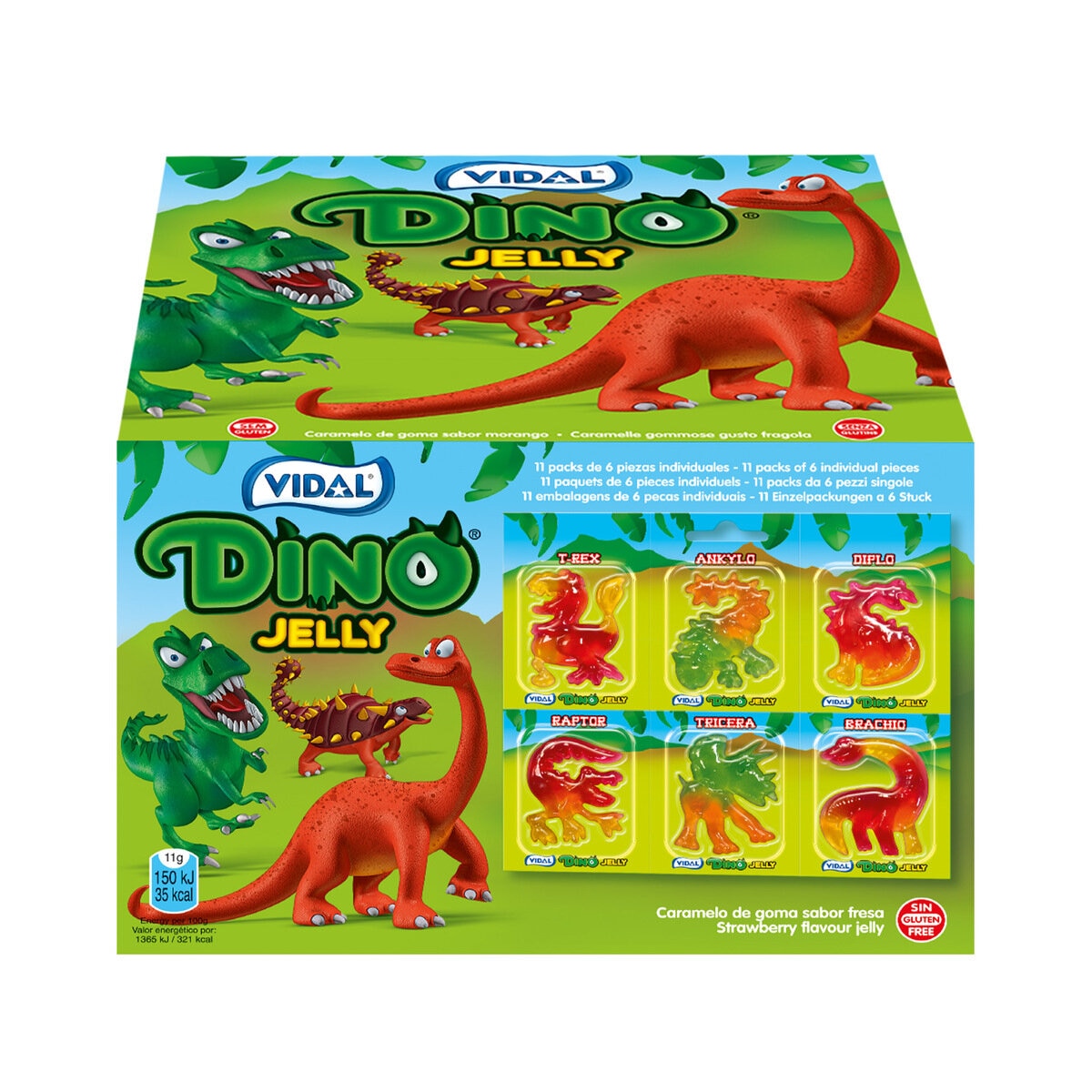 お金を節約 お値下げ❣️DINO JELLY 恐竜グミ 4シート 24個入