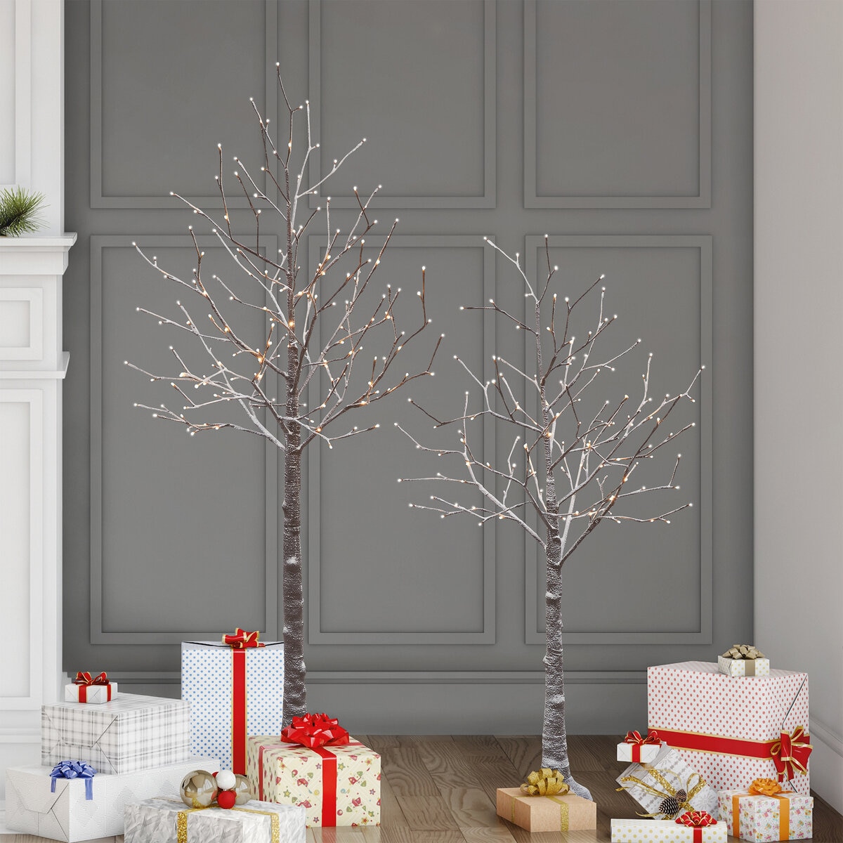 クリスマスツリー2本セット 高さ 約167センチ / 約137センチ | Costco